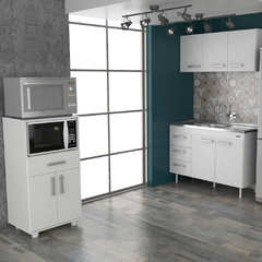 Porta Microondas + Grill Blanco con Cajón y Puertas en internet