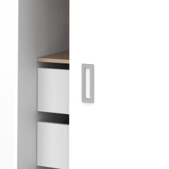 Ropero 1.74x1.81 2 Puertas Corredizas Color Blanco - tienda online