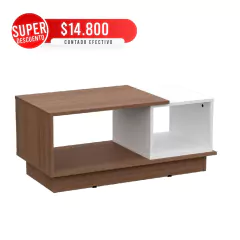 Mesa Ratona de Centro Milenial Blanco con Carvalho Messo