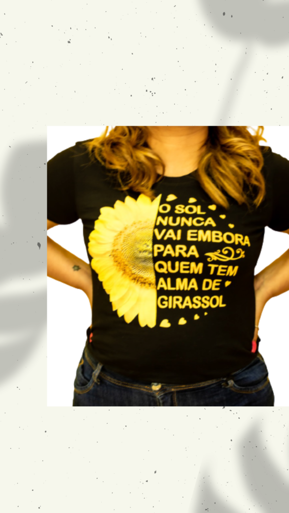 Tshirt girassol Sale