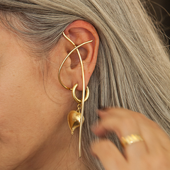 Mira - ear cuff / brinco solitário de encaixe - direito - comprar online