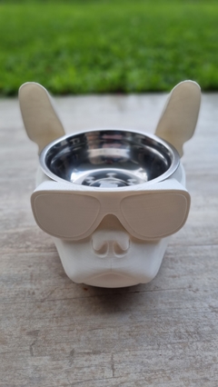 Comedero FRENCHIE WHITE