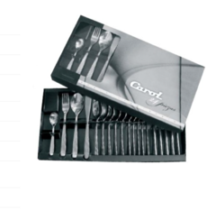 Set de cubiertos acero inoxidable x24