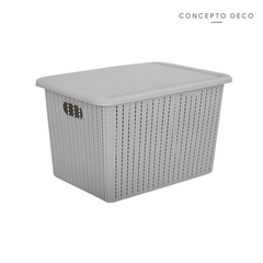 Canasto con tapa grande - comprar online