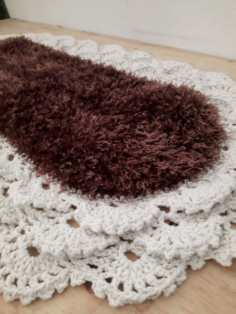 Tapete felpudo de croche Clearance