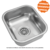 Johnson - Bacha Cocina Simple Acero Inoxidable Ee 28