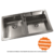 Johnson - Bacha Doble Q085AD/D 85,5X48,2X17,5