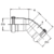 Duratop - Codo a 45º H-H 110mm - comprar online