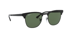 Imagen de Rayban RB3716 186/58 CLUBMASTER METAL MATTE BLACK ON BLACK POLARIZADO