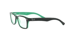 RAYBAN JUNIOR VISTA 0RJ1531 3841 48 GREEN ON TRANSPARENT GREEN en internet