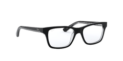 Imagen de RAYBAN JUNIOR VISTA 0RJ1536 3529 48 BLACK ON TRANSPARENT