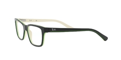 RAYBAN JUNIOR VISTA 0RJ1536 3820 48 BLACK ON CREAM en internet