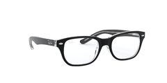 Imagen de RAYBAN JUNIOR VISTA 0RJ1555 3529 48 Black on Transparent