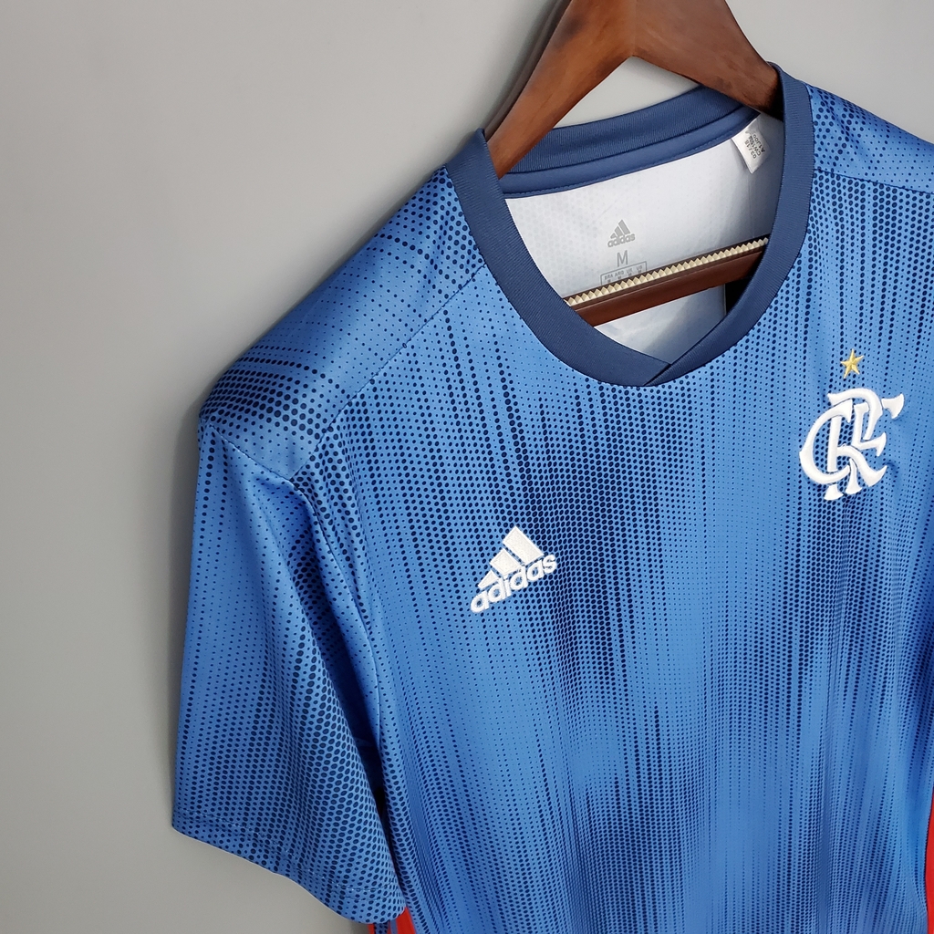 camisa flamengo adidas azul