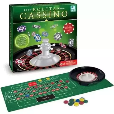 Jogo Roleta Cassino - Nig Brinquedos - Livraria e Papelaria Paraná