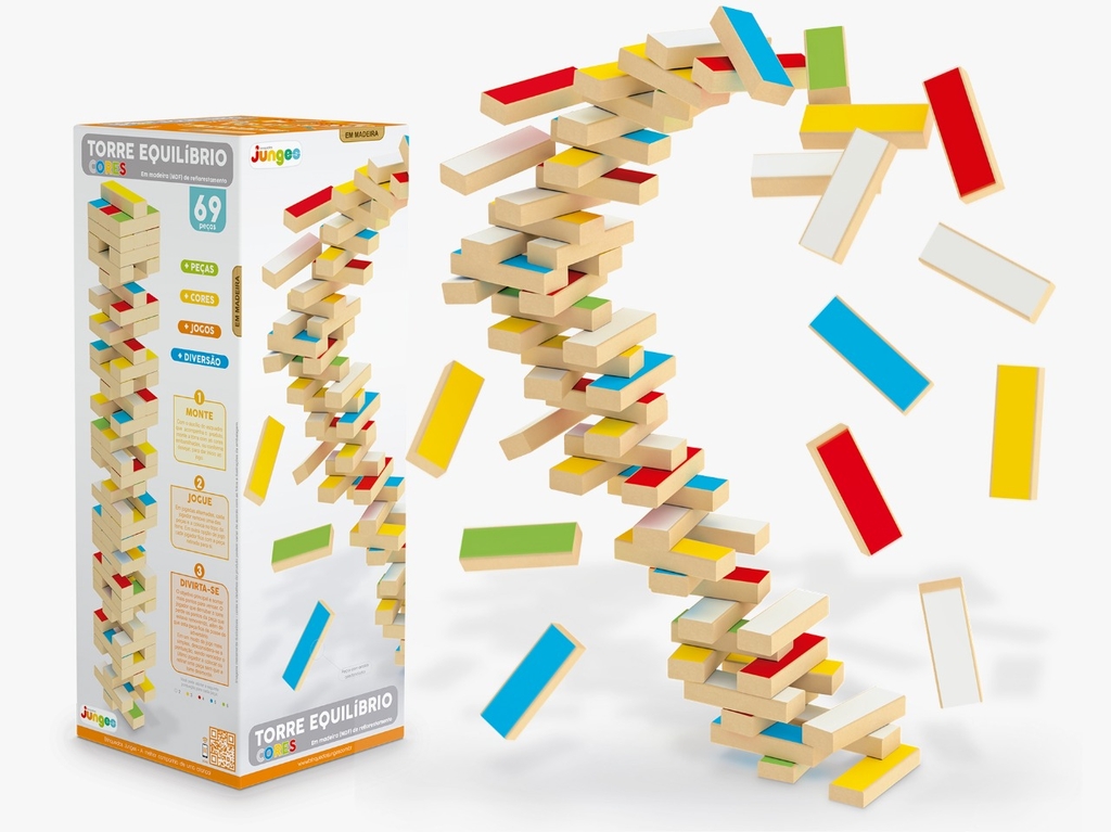 Brinquedo educativo 6 anos - Jenga jogo - a partir de R$51,39