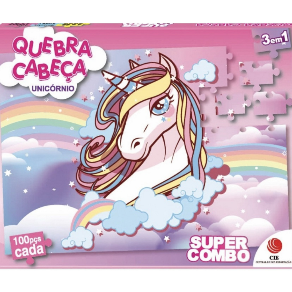 unicornio  Quebra cabeça, Figuras de animais, Cabeça de unicórnio