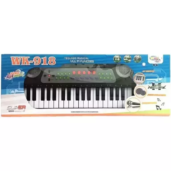 WELL KIDS Teclado Baby Fazendinha, Wellmix, Multicor