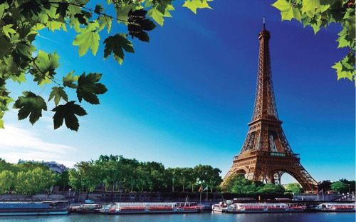 Quebra Cabeça Paisagens Turisticas do Mundo 100 Pçs - Torre Eiffel, Torre  de Pisa e muito mais lugares lindos!