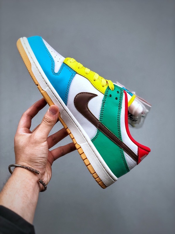 nike dunk low colorido