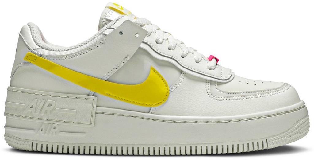 women's nike air force 1 yellow tick