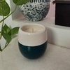Velas aromáticas en mate de cerámica