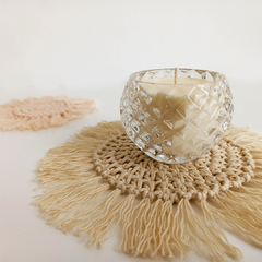posa vela de crochet