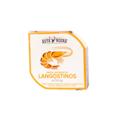Pasta untable de langostinos al curry x80gr Asta Negra