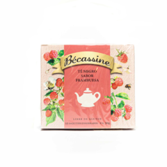 Te negro sabor frambuesa Becassine x15 saquitos