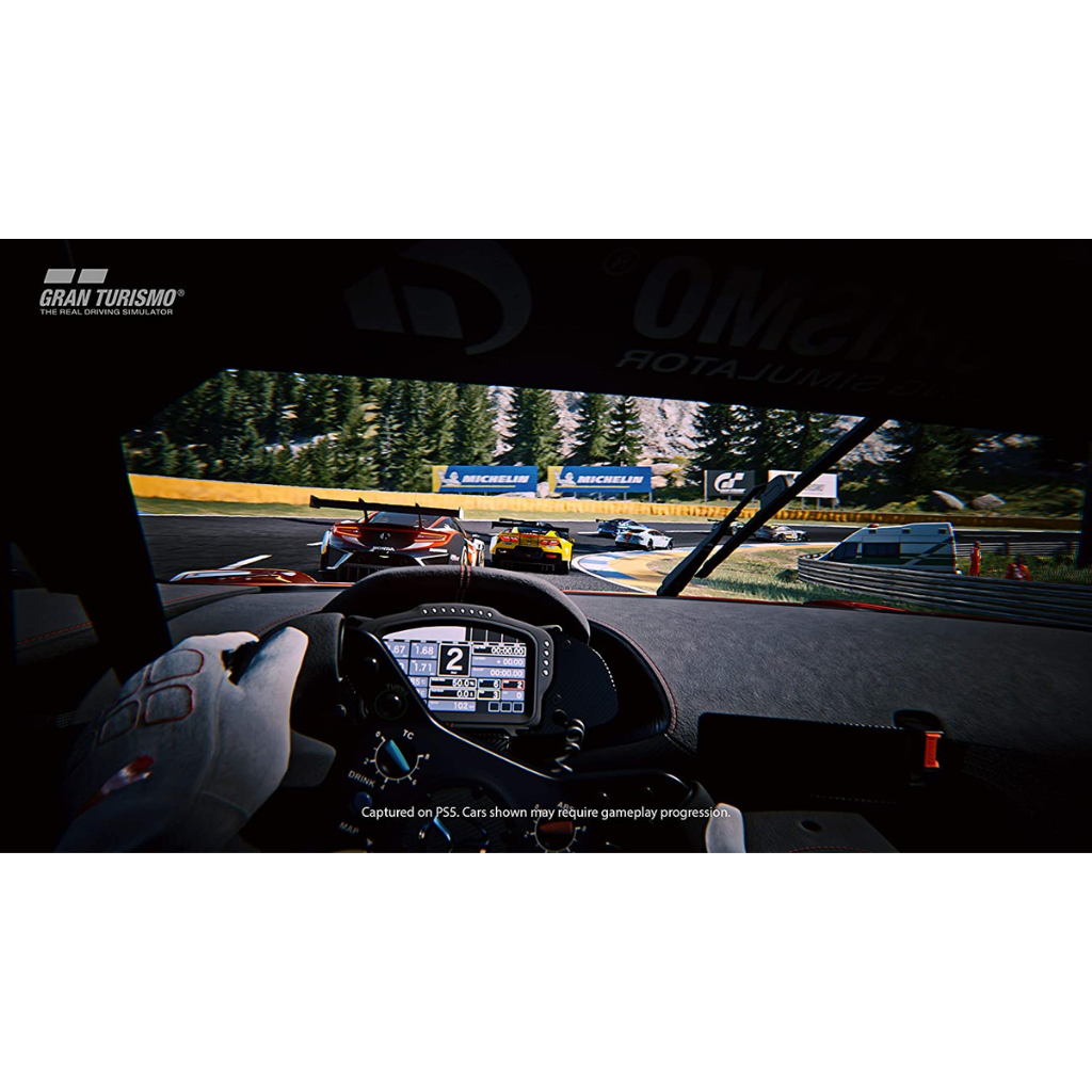 Controle Sony e Jogo Gran Turismo 7 PS4