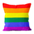 ALMOFADA ARCO IRIS RAINBOW LGBT 40x40