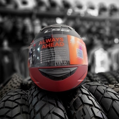 CASCO LS2 352 ROOKIE KASCAL MATT BLACK RED - tienda online
