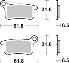 PASTILLA DE FRENO SBS 783 RACING-SINTERIZADA - comprar online