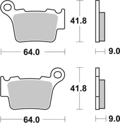 PASTILLA DE FRENO SBS 791 RACING-SINTERIZADA - comprar online