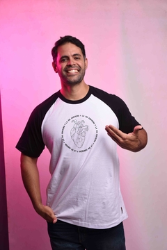 Camiseta masculina Coração Pulsante - Ládocoração