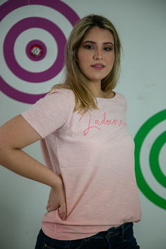 Camiseta Feminina Rosa LádoCoração - Ládocoração