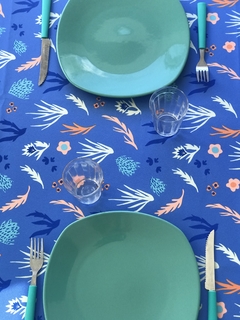 MANTEL FLOW azul