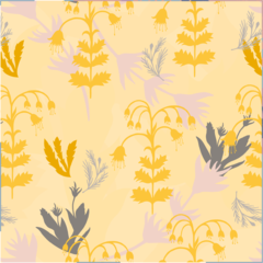 MANTEL SILVESTRE amarillo - comprar online