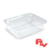 Bandeja cristal PET x 100 un