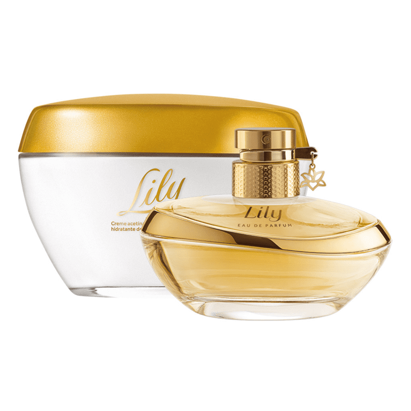 Kit Lily Eau the Parfum 75ml Tradicional + Creme Acetinado Lyily Tradicional  250g O Boticario