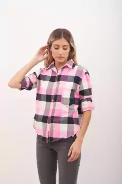 Camisa a cuadros, de pilú. en internet