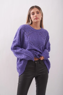 Sweater oversize tejido