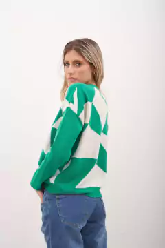 Sweater de bremer, estampa geométrica. en internet