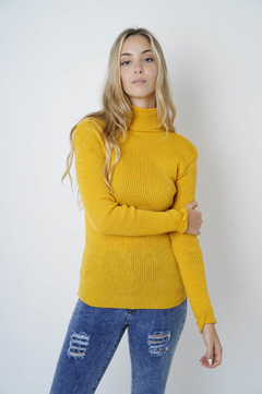 Polera tejida de morley,