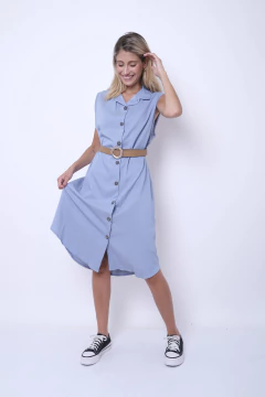Chemise de algodón, simil jean. - Proverbio