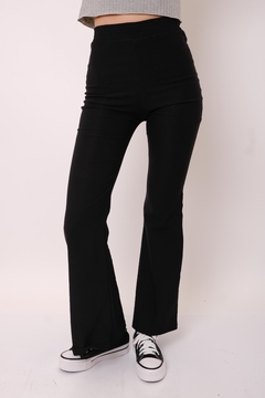 Pantalón oxford, de bengalina, tiro alto. - comprar online