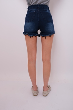 Short de jean elastizado. Tiro alto. - tienda online