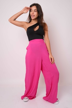 Maxi-palazzo de fibrana, tiro alto. - comprar online