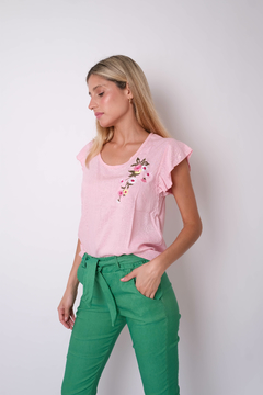 Pantalón chupín de bengalina con lazo. - Proverbio