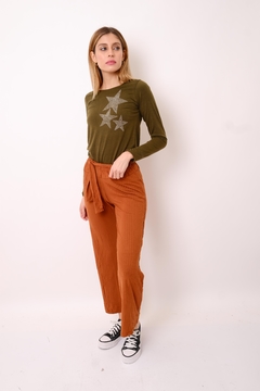 Maxi Palazzo de morley modal, con lazo. - comprar online